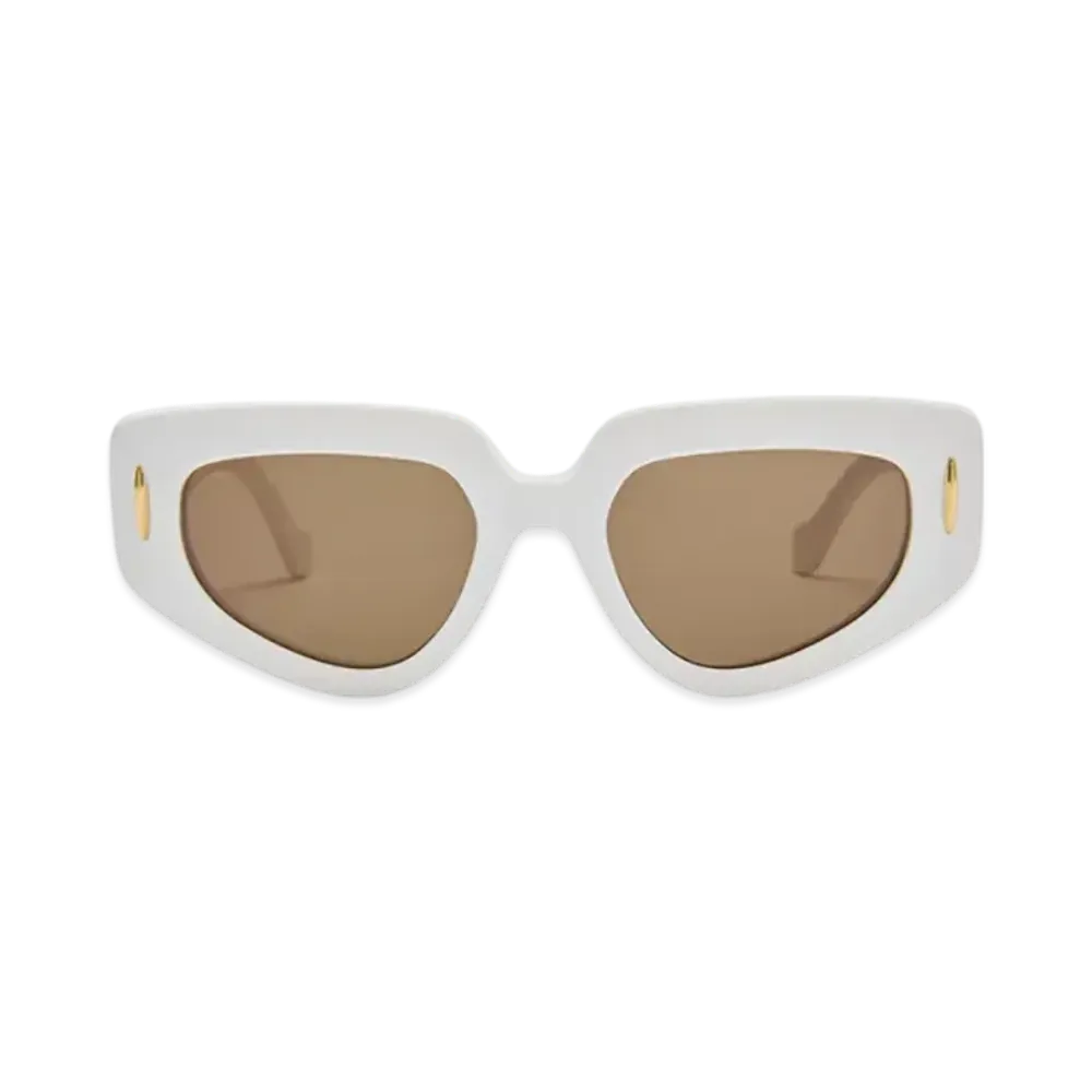 LOEWE Butterfly Screen Sunglasses Small "Solid White"