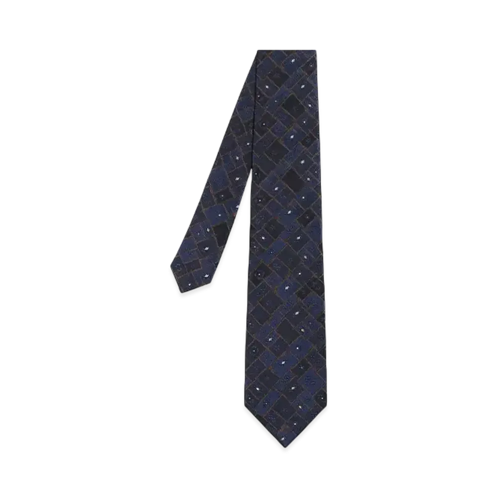Paul Smith Original Jacquard Tie "Navy"