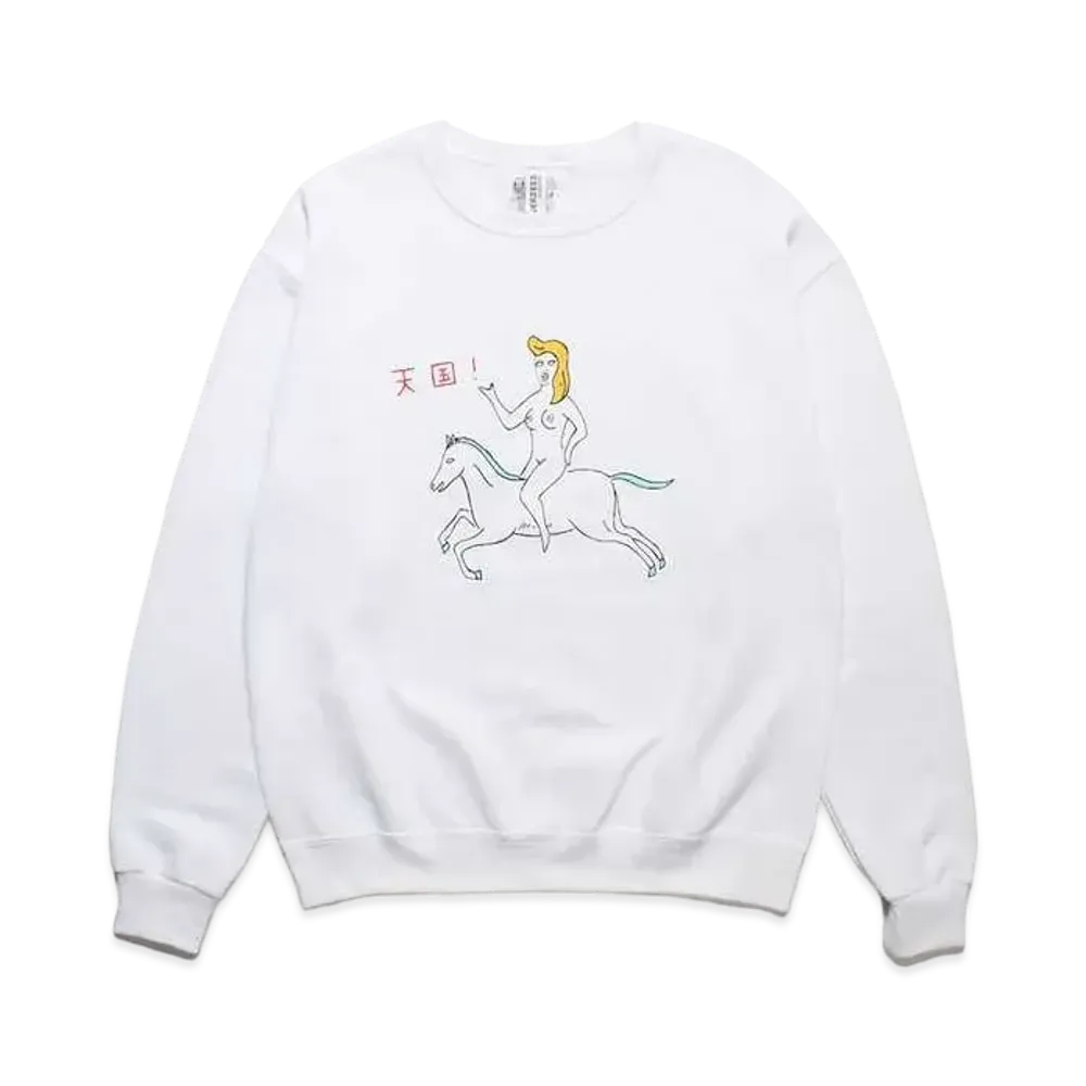 WACKO MARIA Sweat Shirt "White"