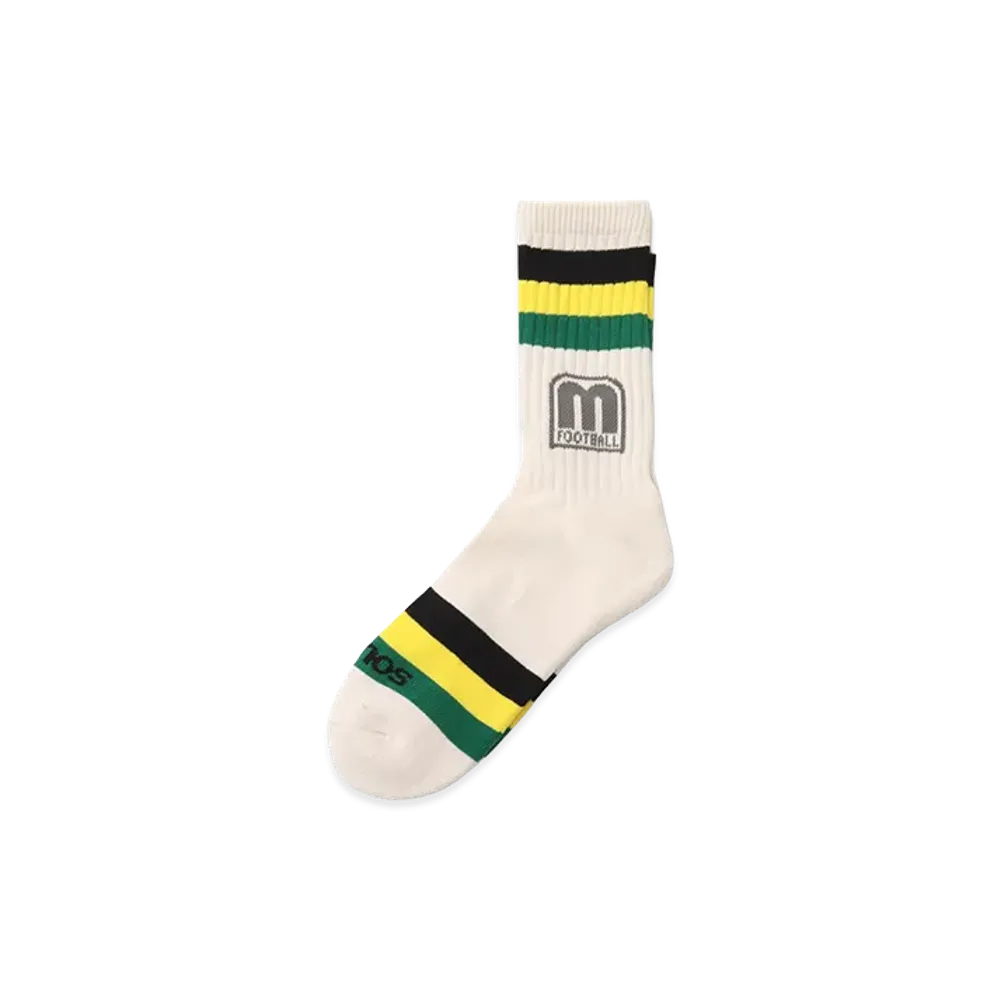 atmos x Bob Marley Border Socks "Green/Yellow/Black"