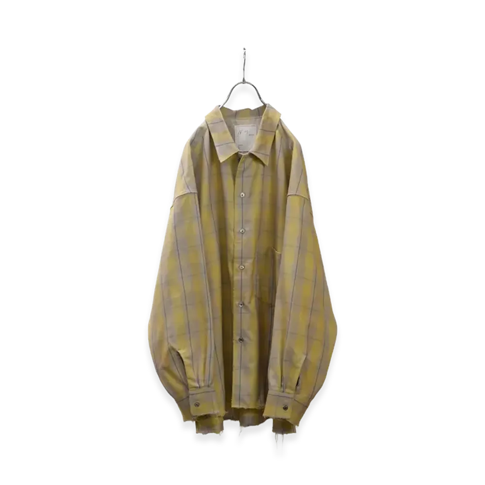 ANCELLM C/R Check Shirt "Yellow"