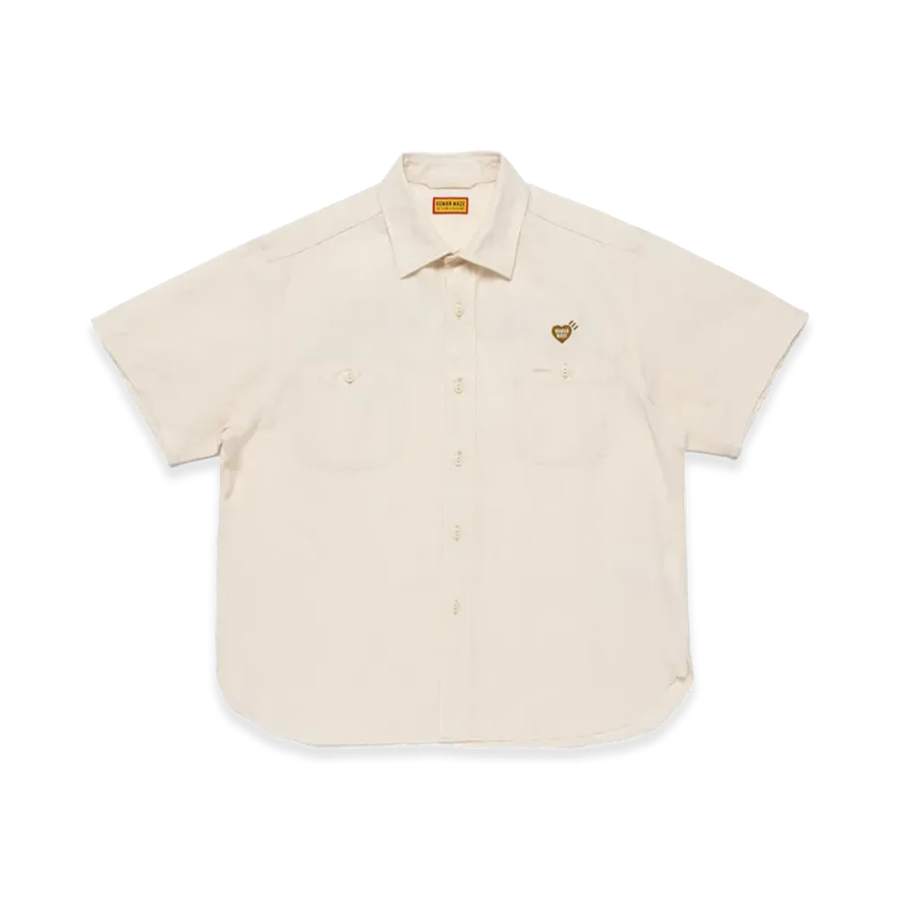 HUMAN MADE Chambray S/S Shirt "White"