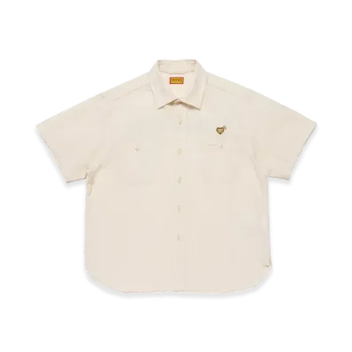 HUMAN MADE Chambray S/S Shirt "White"