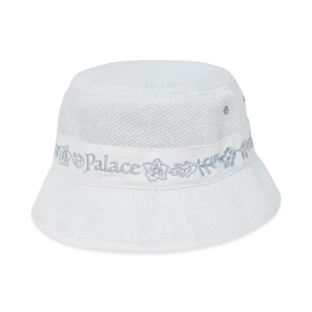 PALACE ALOHPAL BUCKET HAT "White"