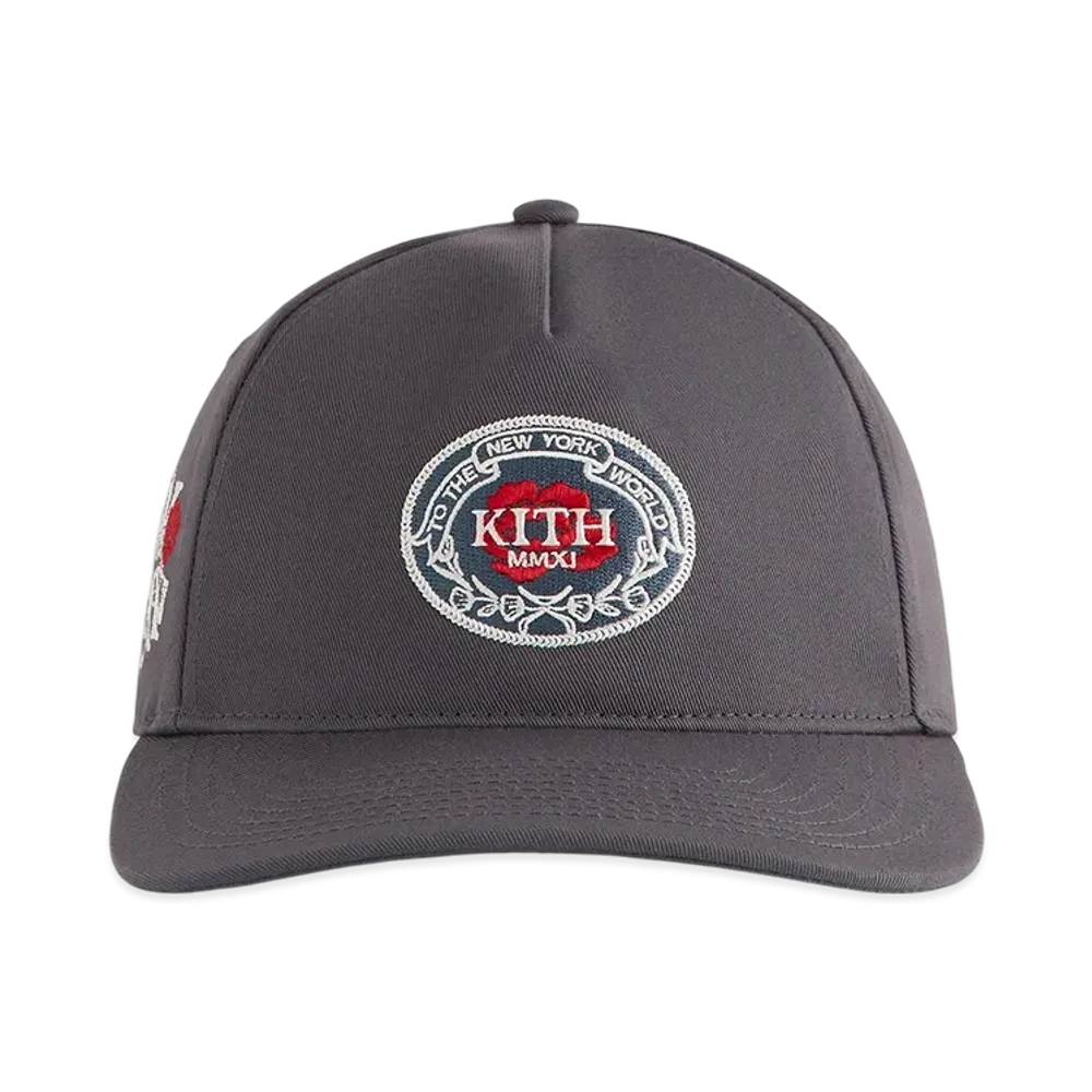 Kith Twill Bay Low Pinch Crown Snapback "Machine"