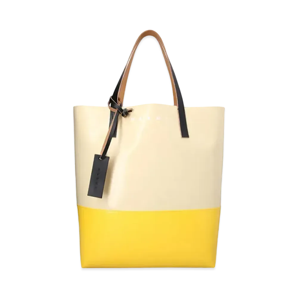 Marni Tribeca Shopping Bag "Cement/Acid"