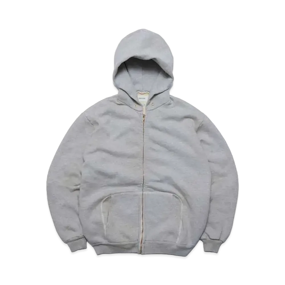 everyone x A.PRESSE Vintage Zip Sweat Hoodie "Gray"