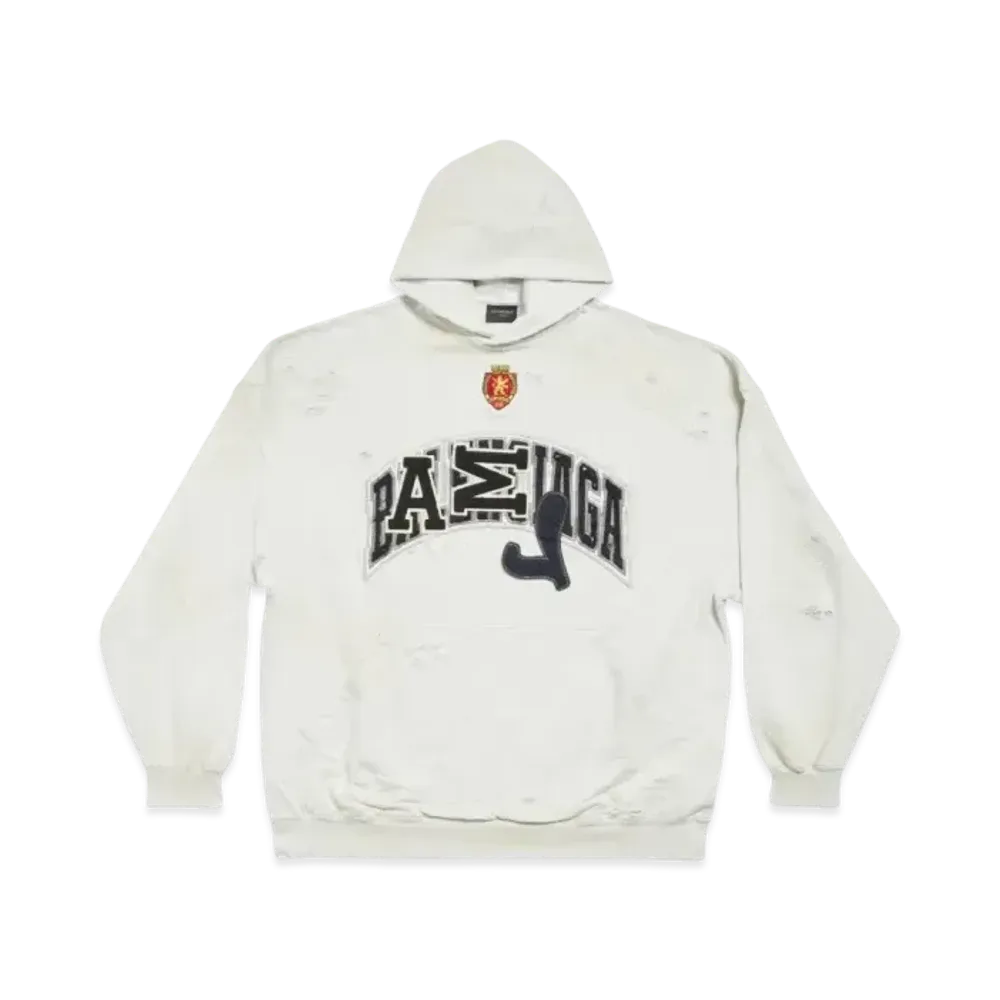 BALENCIAGA Skater Hoodie Oversized "White"