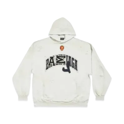 BALENCIAGA Skater Hoodie Oversized "White"