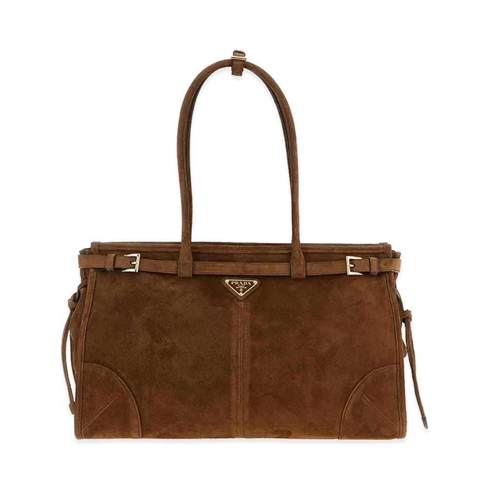 PRADA Women's 'Bonnie' Large Handbag "Brown"