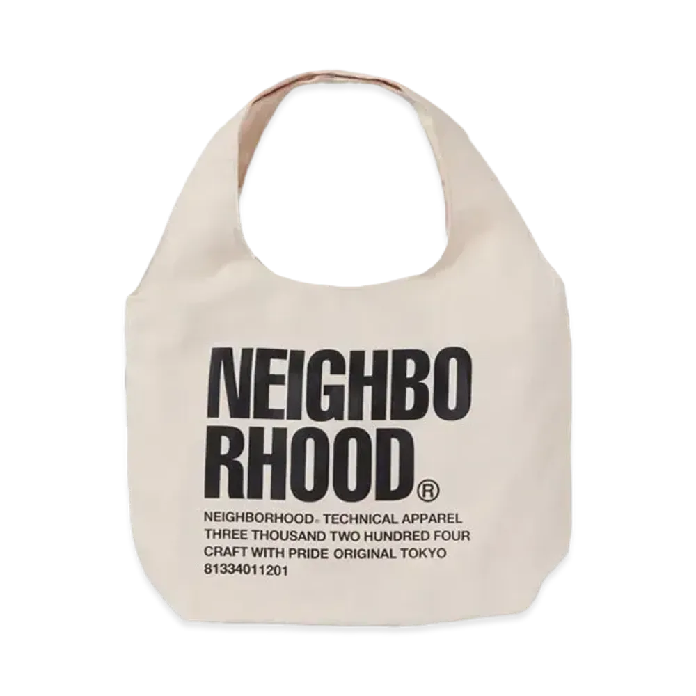 NEIGHBORHOOD ID Tote Bag-M "Natural"