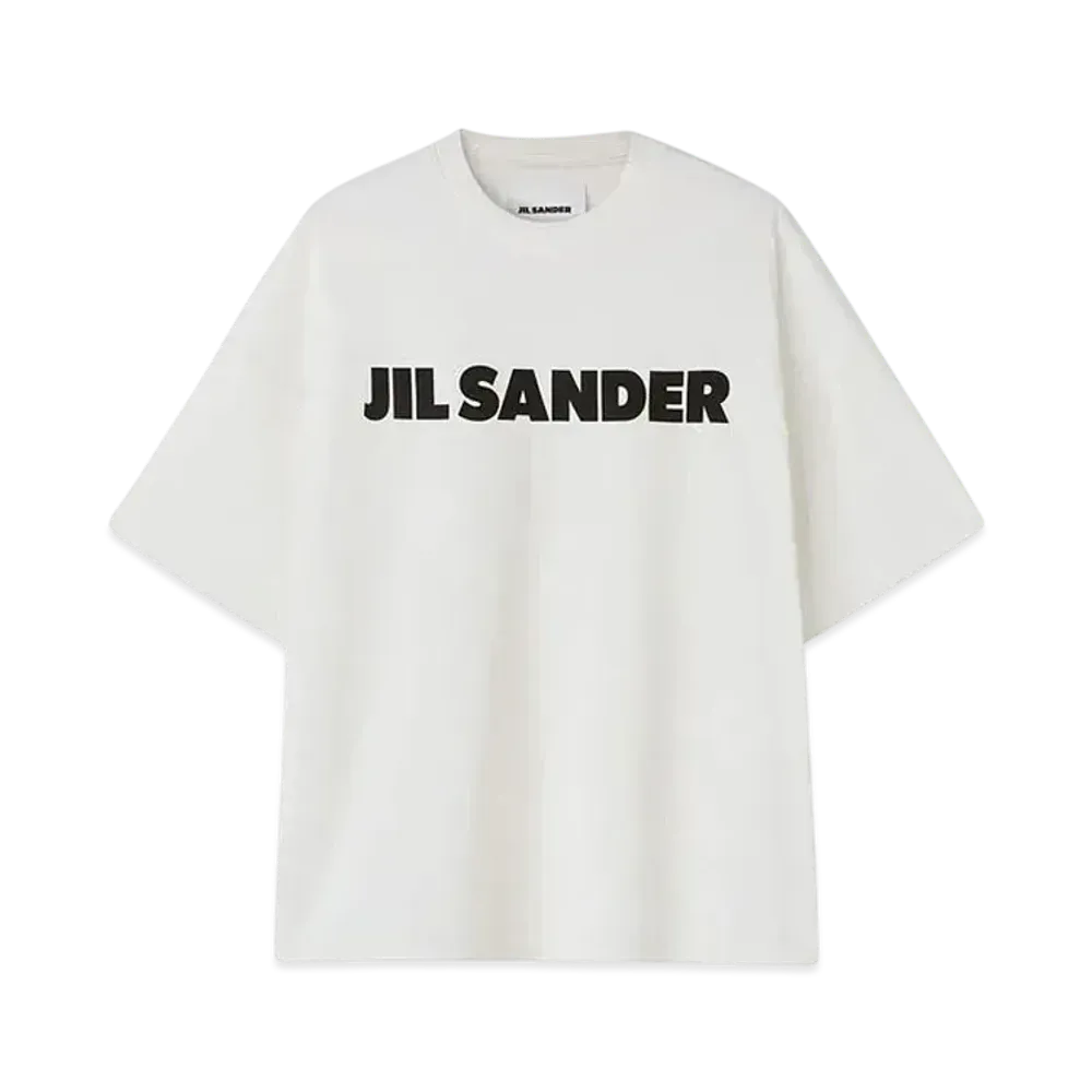 Jil Sander Men's Logo T-Shirt "Porcelain"