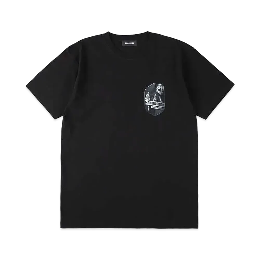 WIND AND SEA The Mandalorian WDS Tee / This Is The Way "Black"