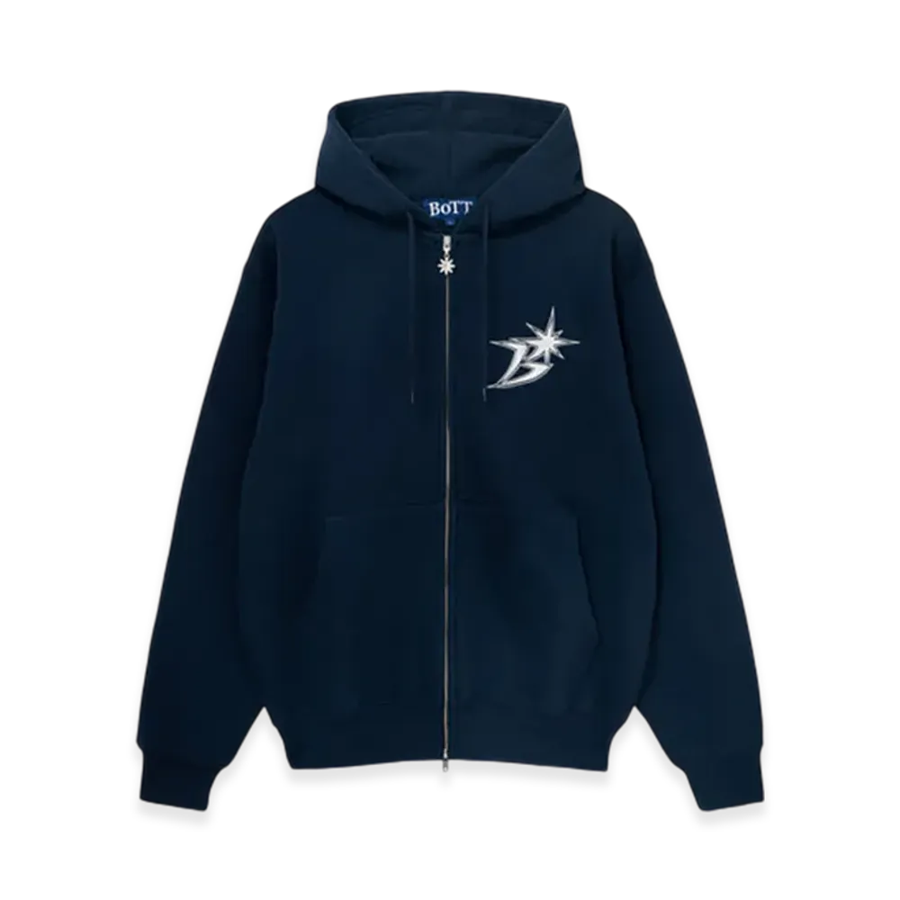 BoTT B Logo Zip Hoodie "Navy"