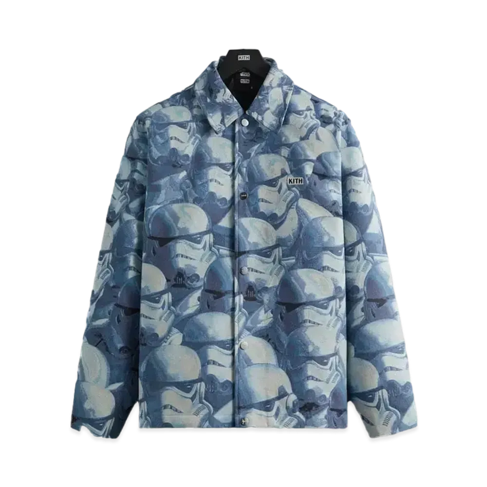 Kith x STAR WARS Stormtrooper Coaches Jacket "Helium"