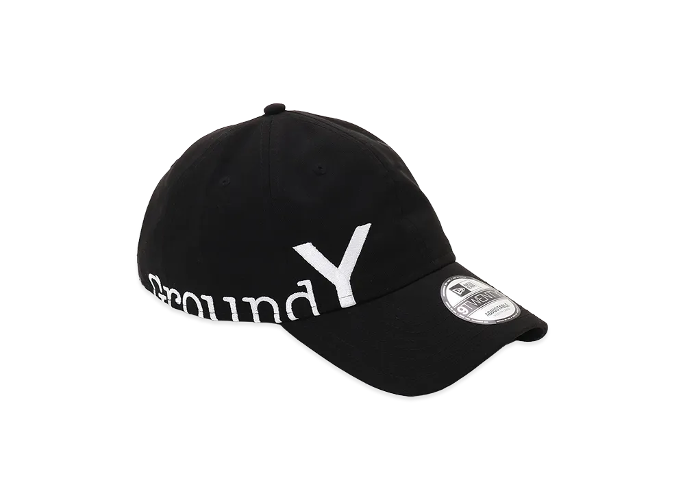 Ground Y x NEW ERA Women's Side Logo Cap "Black"