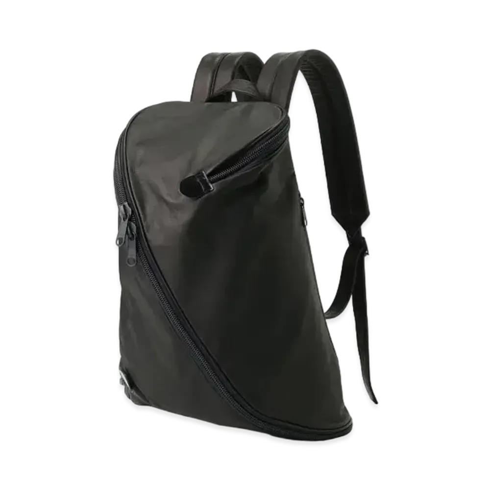 Yohji Yamamoto Garment Leather S Fastener Rucksack "Black"