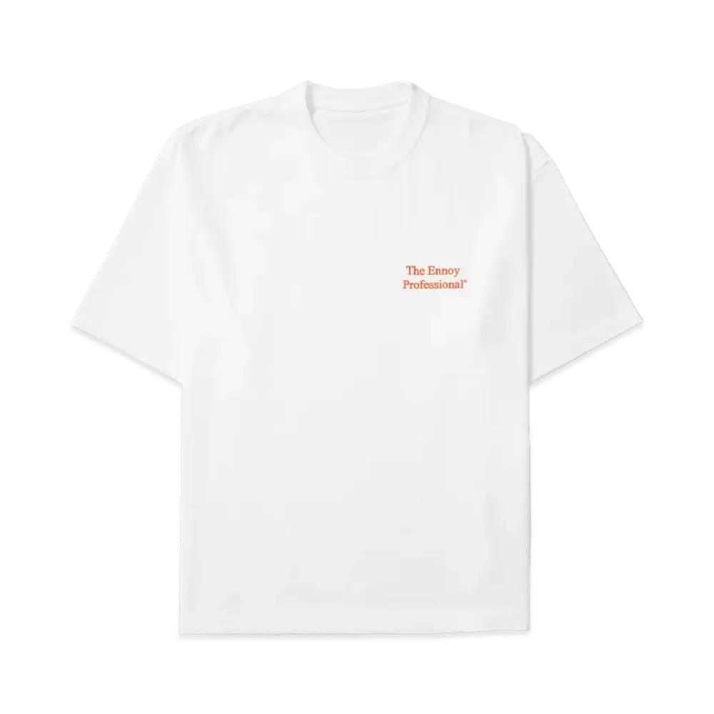 ENNOY Professional S/S T-Shirt "White/Orange"