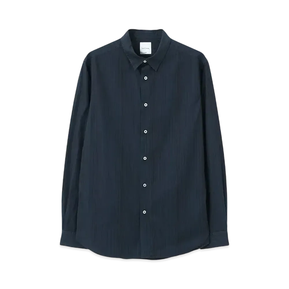 Paul Smith Signature Stripe Overdyed Shirt "Navy"