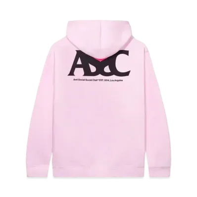 ANTI SOCIAL SOCIAL CLUB FA22 Negative Space Pink Hoodie "Pink"