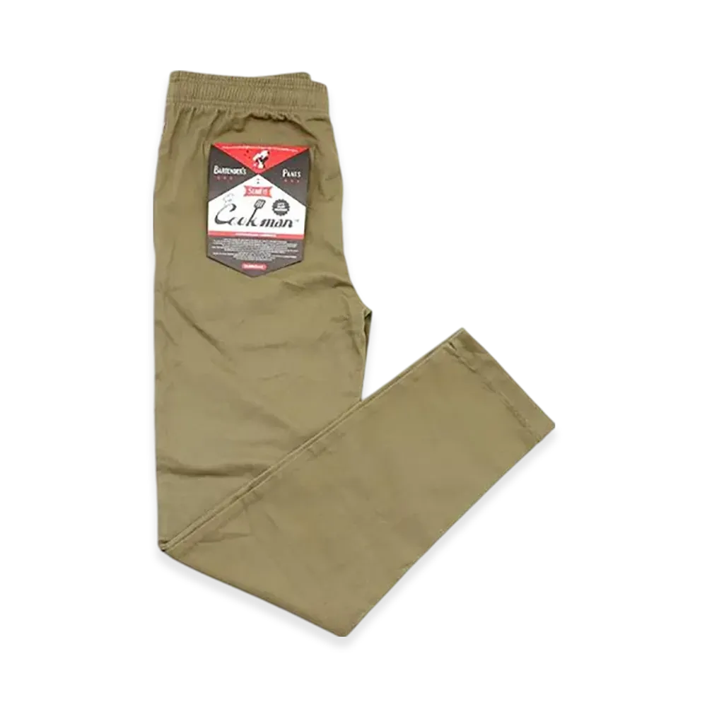 COOKMAN Chef Pants Bartenders Pants "Khaki"