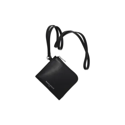 Maison Kitsune Neck Coin Purse "Black"