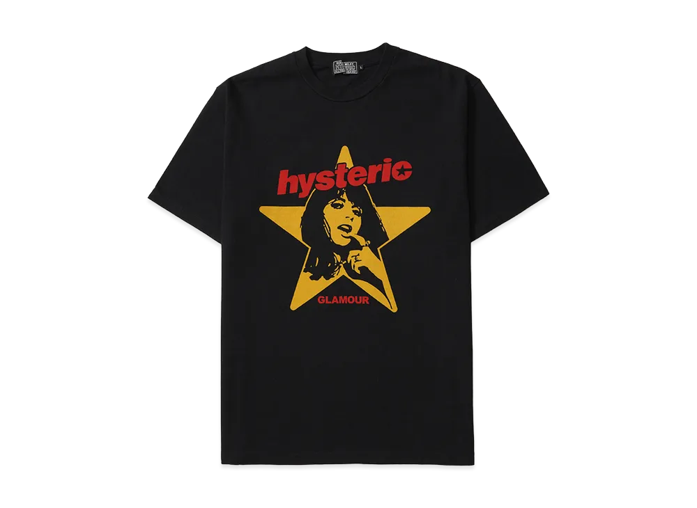 HYSTERIC GLAMOUR Hysteric Star Tee "Black"