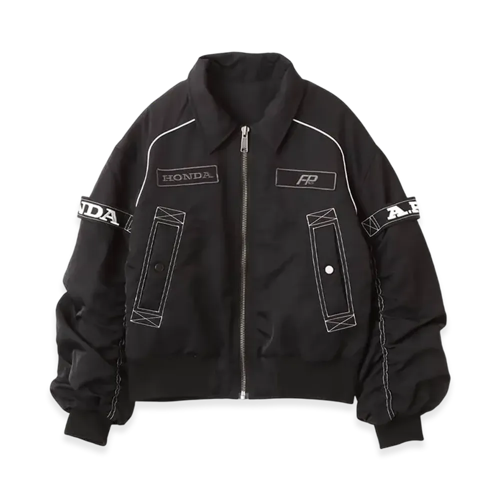 atmos pink x HONDA Bomber Jacket "Black"