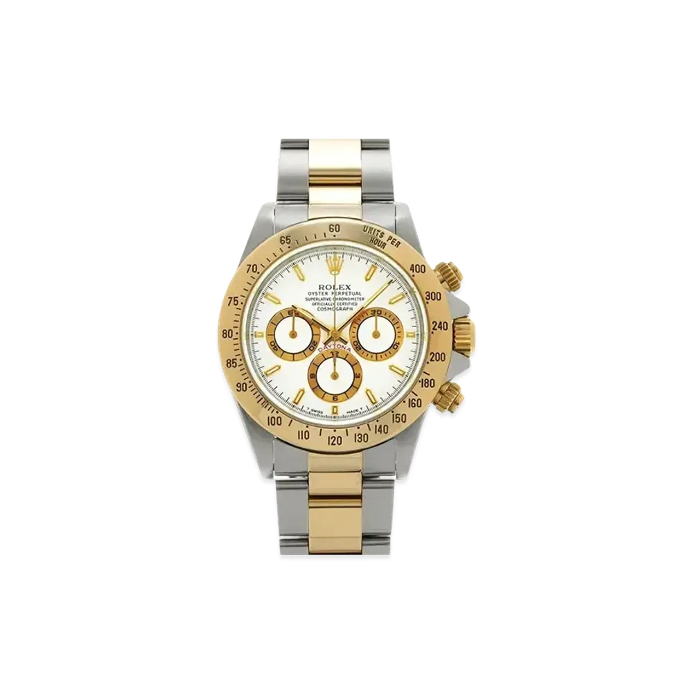 ROLEX Cosmograph Daytona "White/Stainless Steel/Yellow Gold"