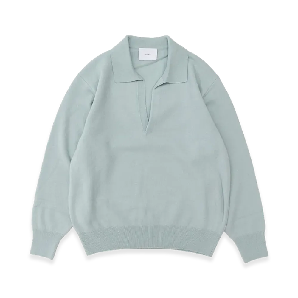 ssstein Extra Fine Wool Knit Skipper "Sax"