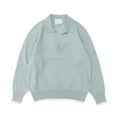 ssstein Extra Fine Wool Knit Skipper "Sax"