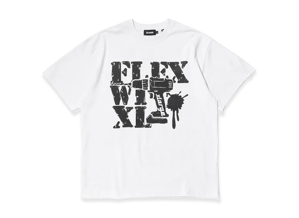 XLARGE x FLEXWITME S/S Tee "White"