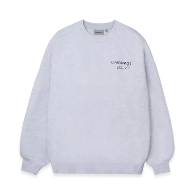 Carhartt WIP Crush Heart Sweat "Ash Heather"