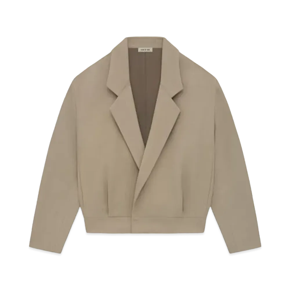 FEAR OF GOD Wool Notch Lapel Jacket "Dune"