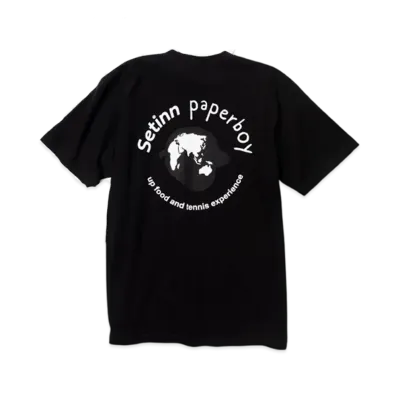 Setinn x paperboy Tee "Black"