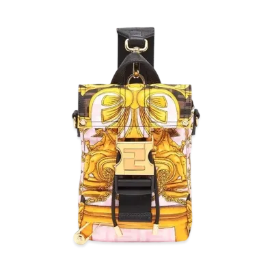 FENDI x Versace Fendace FF Print Nylon Backpack "Multicolor"
