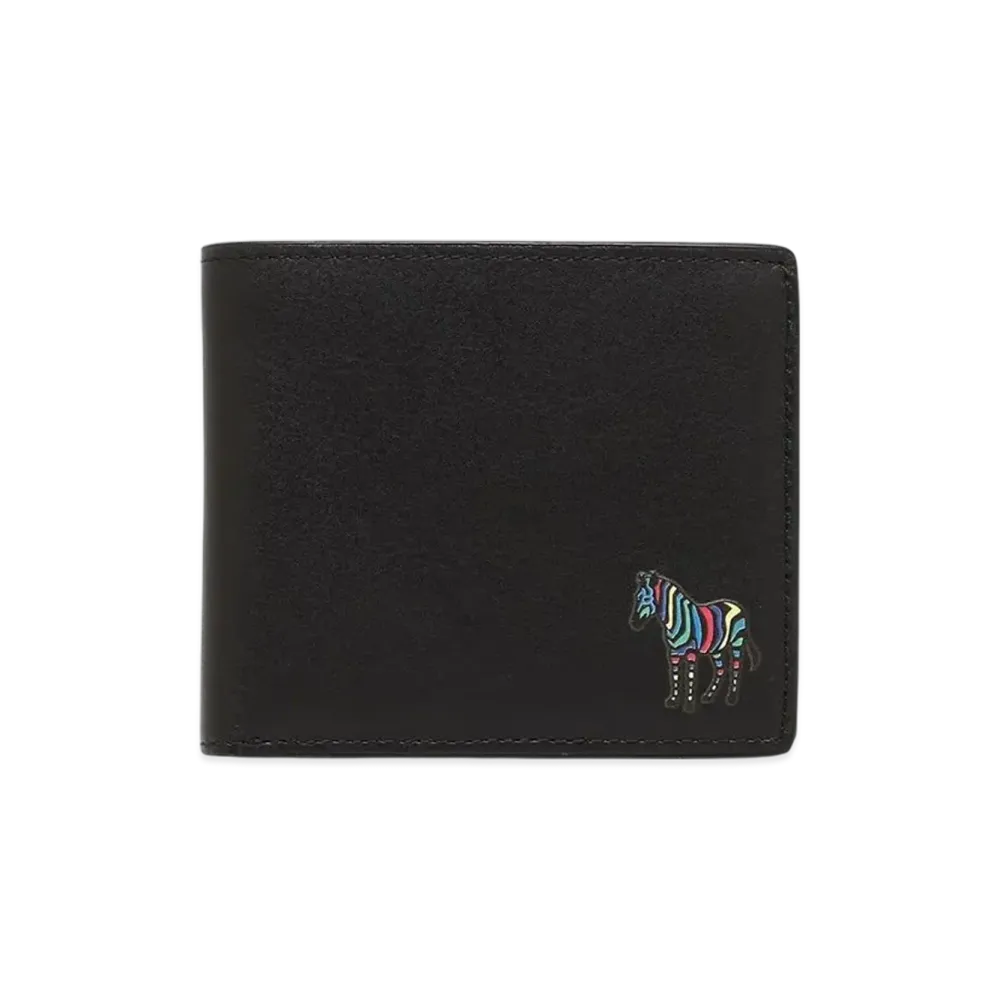 Paul Smith Bifold Wallet Striped Zebra Zebra "Black"