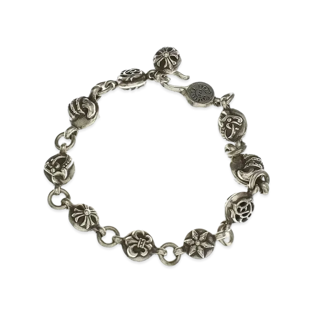 Chrome Hearts #2 Multi Ball Bracelet "Silver"