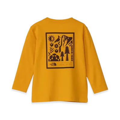 The North Face Toddler L/S Graphic Tee Kids "Summit Gold"