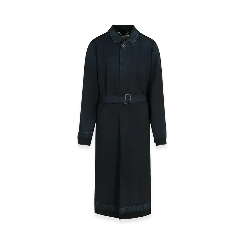 Maison Margiela Virgin Wool Trench Coat "Black"