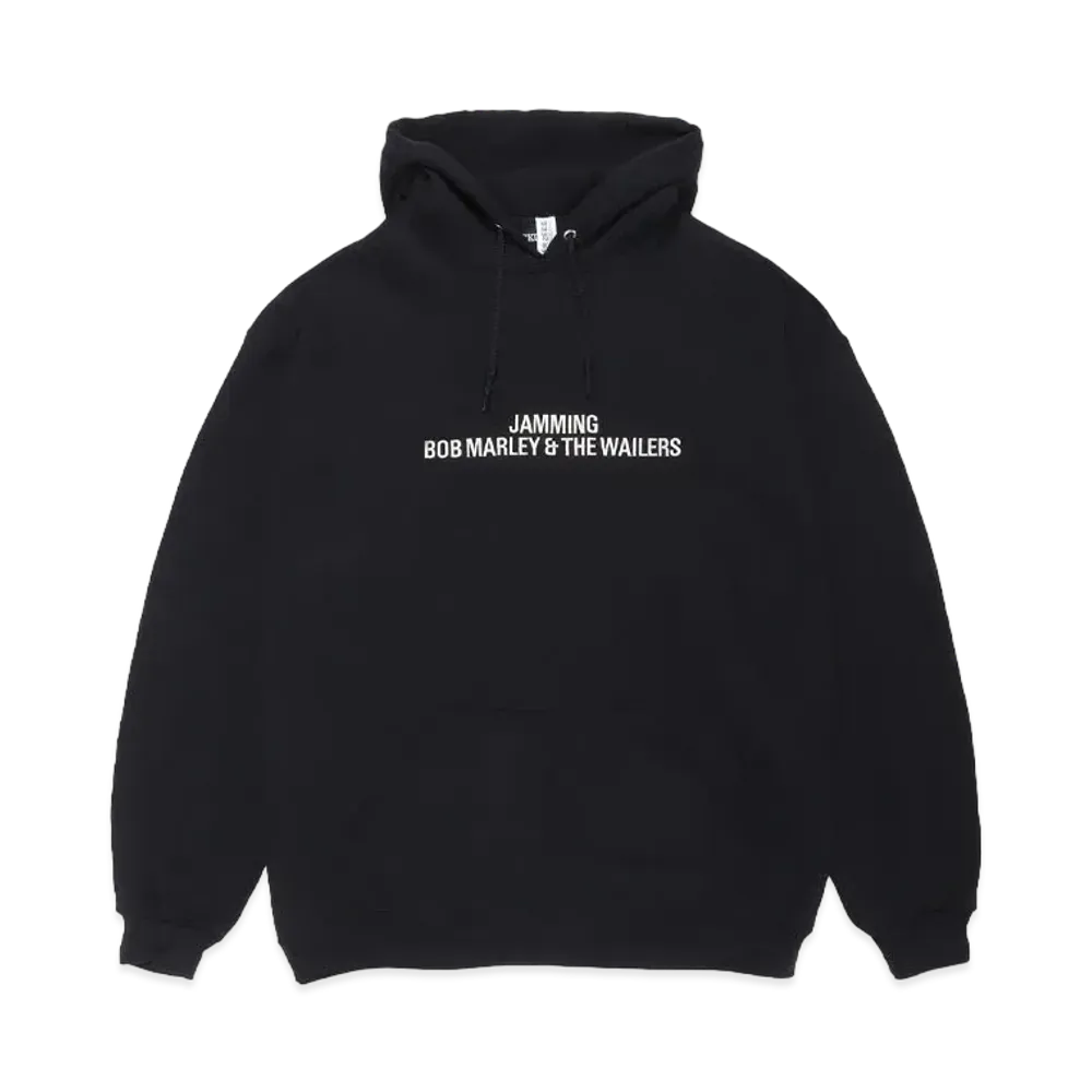 WACKO MARIA x BOB MARLEY Hooded Sweat Shirt "Black"