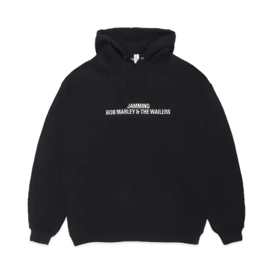WACKO MARIA x BOB MARLEY Hooded Sweat Shirt "Black"