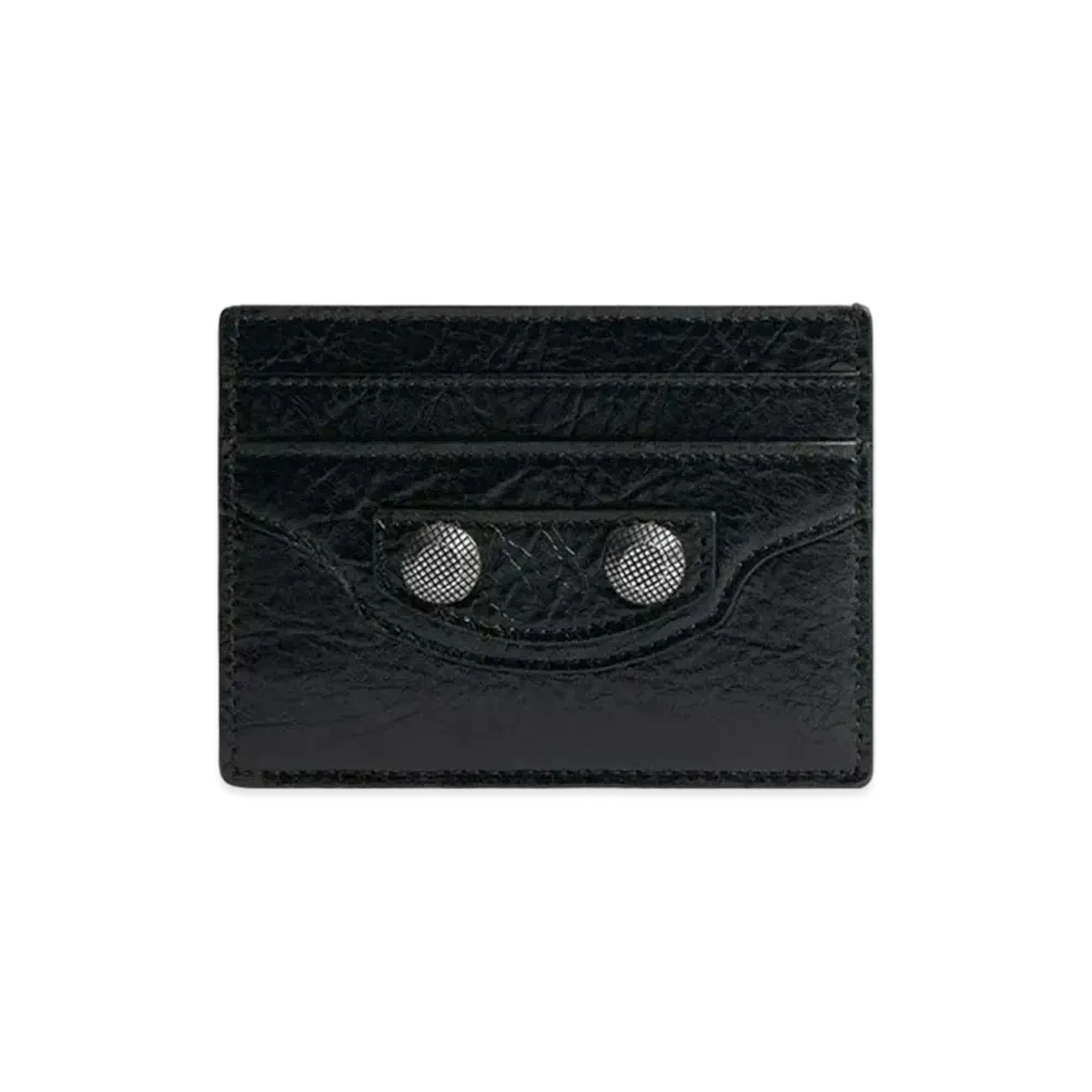 BALENCIAGA Le Cagole Card Holder Arena Lambskin "Black"
