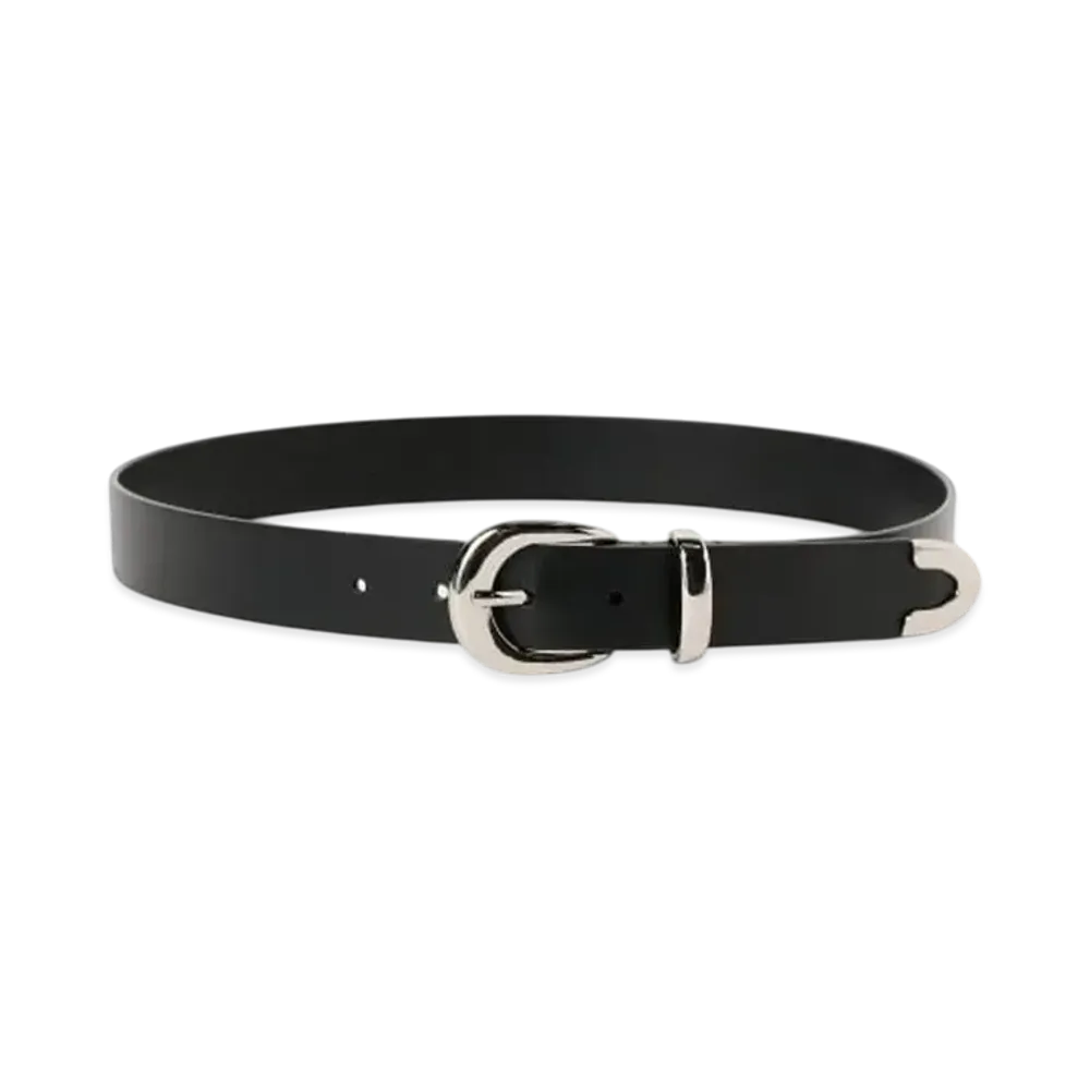 BEAMS Leather Western Belt "Black"