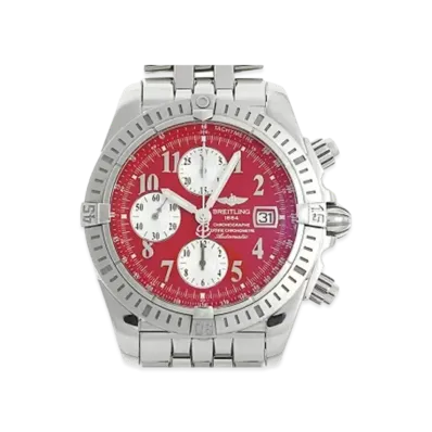 Breitling Chronomat Evolution "Red/Stainless Steel"