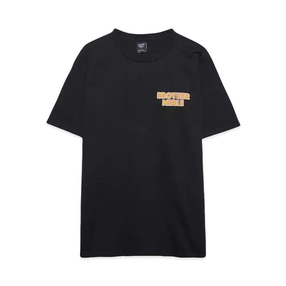 BROTHER MERLE Men's Knit S/S Crew T-Shirt - Bonnie "Black"