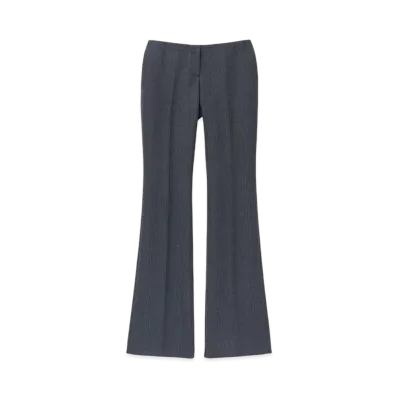 Alexander McQUEEN Prince Of Wales Bootcut Pants "Black/DarkGray"