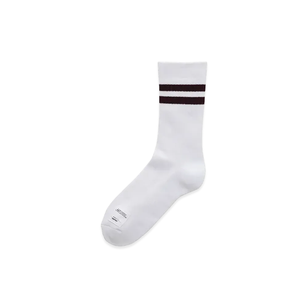 visvim Achilles Socks Hi "Burgundy"