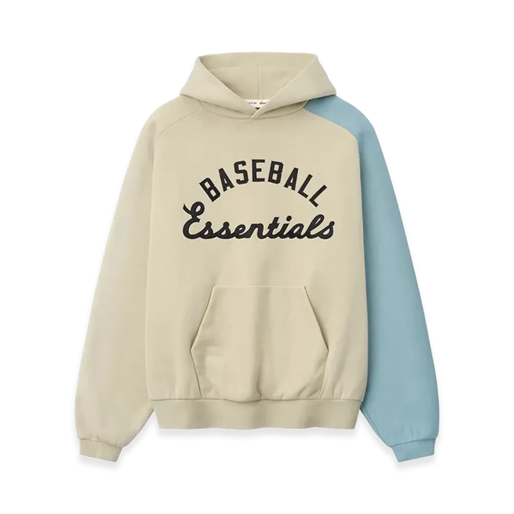 FEAR OF GOD ESSENTIALS MLB Raglan Sport Hoodie "Sandstone/Stone Blue"