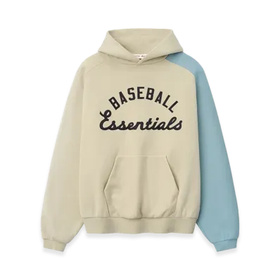 FEAR OF GOD ESSENTIALS MLB Raglan Sport Hoodie "Sandstone/Stone Blue"